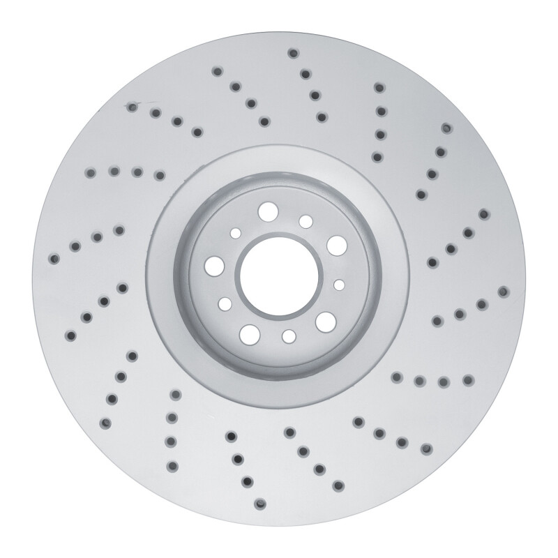 BMW X6 Brake Rotor (1) - Front - R1 Concepts - Drilled Carbon Alloy GeoMET - `20-`25